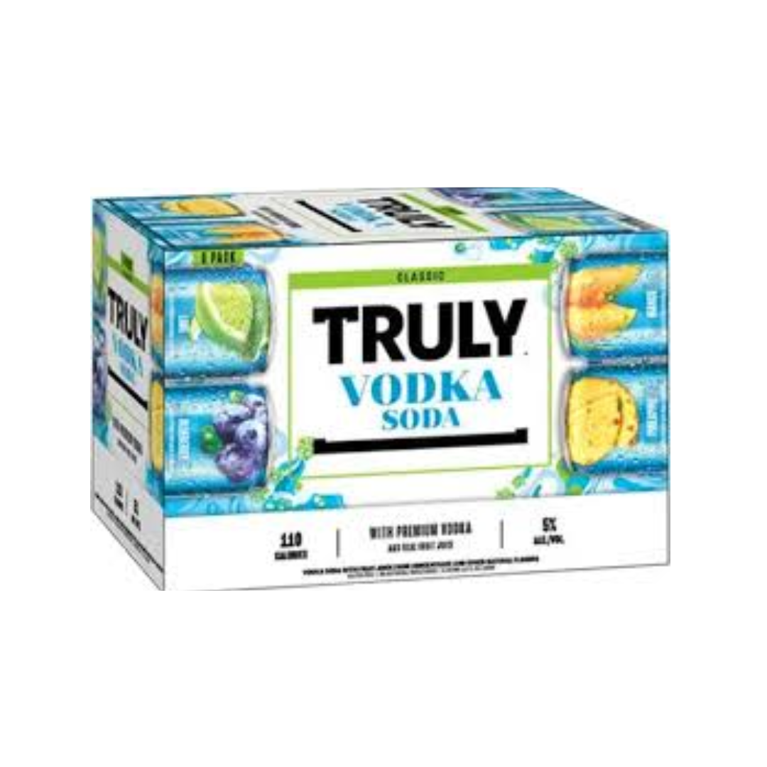TRULY VODKA SODA 8 PACK CLASSIC VARIETY