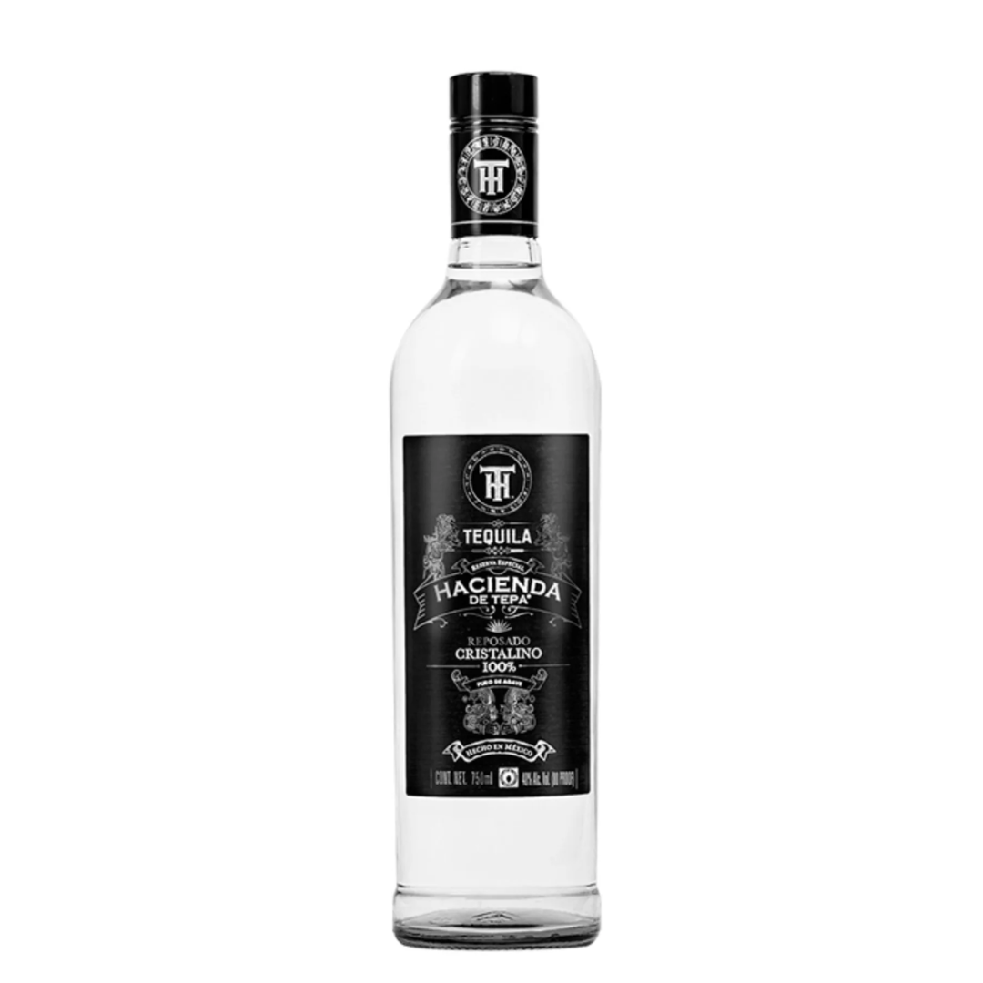 HACIENDA DE TEPA 750 ML REPOSADO CRISTALINO 100%