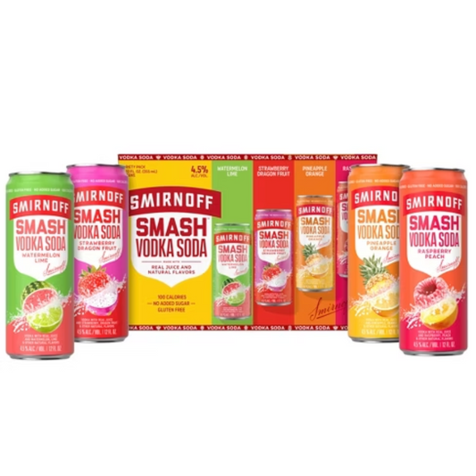 SMIRNOFF SMASH 8 CANS 12FLOZ